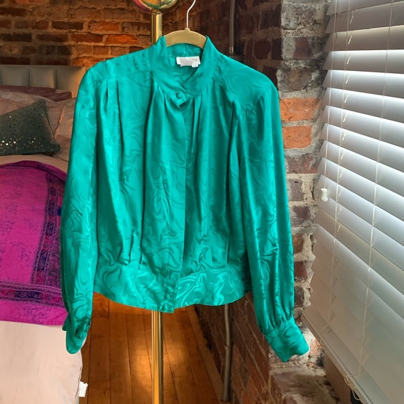 Silk Neiman Marcus blouse - Picture 1 of 5